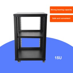 12U/15U/20U Network Cabinet 2mm Adjust Shelf With 4 wheels for Server/Shielded Cabinet Mobile Audio Amplifier Rack Shelf