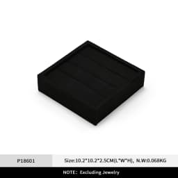 Oirlv 3 Slots Ring Tray Small Ring Organizer Earring Trays Showcase Display Storage Insert Holder for Jewelry Box,Drawer,Dresser