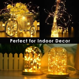 10M/20M Waterproof 8Modes USB Copper Wire LED String Fairy Light With 13Key Remote For Xmas Party Christmas Decoration New Year