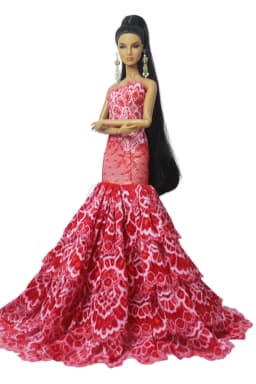 1 Set Doll Clothes 1:6 Scale Dress Gown Outfit for 11.5 Inch 30cm Doll Many Style for Choice Gifts for Girls Doll Accessories #8