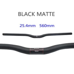 25.4 Full Carbon Handlebar Folding Bike Horizontal Handle Bar 400-700MM One-Shaped Ultralight Bicycle Straight Handlebar