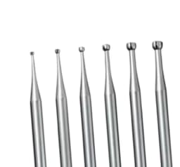 6Pcs round Cup Burr Multipurpose Jewelry Carving Bits Goldsmith Accessories Wire Rounder Burring Tools for Crafting