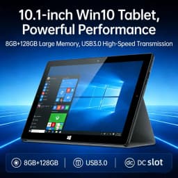 Top Sales 10.1'' Windows 10 Q1 Tablet PC AR10 RAM 8GB 128GB ROM WIFI Quad Core WIFI Dual Camera USB 3.0 1280*800 Touch Screen