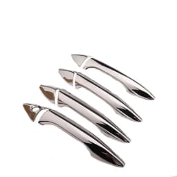 Funduoo Glossy Black Chrome Car Door Handle Cover Trim Stickers for Hyundai i30 2012 2013 2014 2015 2016 Styling Accessories