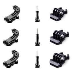 For GoPro Hero 13 12 11 10 9 J Hook Buckle Torso Helmet Mount Base For Insta 360 X5 X6 DJI Action 6 4 5 Pro OSMO 360 Accessories