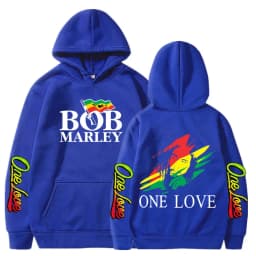 Rapper Bob Marley Hoodies Legend Reggae One Love Hooded Sweatshirts Men Women Fashion Long Sleeve Oversized Pullovers Streetwear