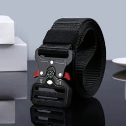 Men's Belt Outdoor Multi Function Compass Belt High Quality Canvas For Nylon Male Luxury Belts Women's Sports Jeans Neutral Belt