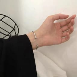 Silver Color Twisted Wave Bracelets Bangles for Women Hand Jewelry New Fashion Cuff Bangles Girl Simple Accessories Pulseras