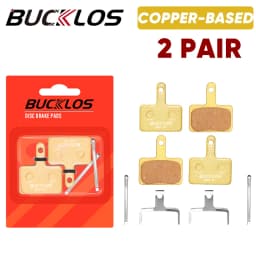 BUCKLOS MTB Disc Brake Pads for SHIMANO B01S Copper-Based Metal Hydraulic Brake Pad Mountain Bike Brake Pads for MT200 M535 M395