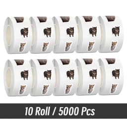 500pcs/roll Cartoon Meme Cat Stickers For School Reward Stickers Classroom Decoration Encouragement Sticker For Student Teacher