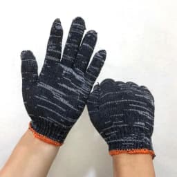 12Pairs Quality Cotton Work Gloves Wear Resistant for Woodworking Gardening Outdoor Camping Climbing Fishing Non-slip Mittens