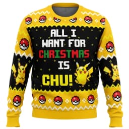 Pikachu Pok é mon Christmas Sweater Couple 2026 New Fashion Men's Hoodie Cartoon Anime Women's Hoodie Sportswear