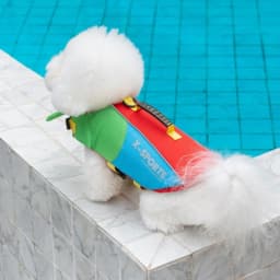 Summer Pet Dog Life Jacket with Removable Front Float Adjustable Dog Life Vest Swimsuits for Small Medium Large Dogs Swimming