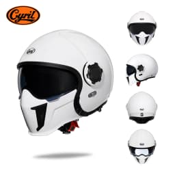 Modular Motorcycle Helmet Double Lens Full Face Motorcycle Helmet Man Woman Retro DOT Open Face Motorcycle Helmets Casco Moto
