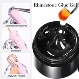 BORN PRETTY 5 IN 1 Clear Water Ripple Gel Polish 3D Shaping Sculpting Carving No-wipe Top Coat Reinforcement Adhesive Gel Glue