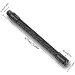 250/350 mm 1/2'' Flexible Socket Extension Ratchet Drive Socket Extension Bar Bendable Elastic Joint Head Post Connecting Link