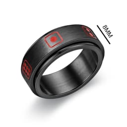 Anxiety Ring Figet Spinner Rings For Women & Men Stainless Steel Rotate Freely Spinning Anti Stress Accessories Jewelry Gifts