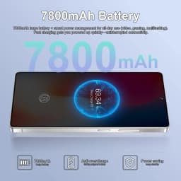 K-Touch NEW Mobile Phones For S26 Ultra Android 15 Smartphone 7.3 Inch 5G Dual Card Dual Standby Cell phone 16+48MP Camera 7800mAh Battery Face Unlocked Global Version Cellphones