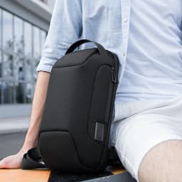 Mark Ryden Chest Bag Anti-thief Men Crossbody Bag Waterproof Shoulder Bags USB Charging Short Trip For Male Travel Pack