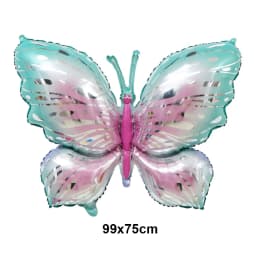 1set Pink Butterfly Balloons 32inch Number Balloon Set Happy Birthday Butterfly Foil Balloon Baby Shower Birthday Party Decors