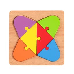 High Quality Wooden Geometric Shapes Early Cognition Puzzles Board Math Game Montessori Baby Learning Educational For Kids Toys