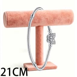 2026 New 925 Silver Double Leather Rope Women's Logo Love Heart Butterfly Bracelet Display Tool Exquisite DIY Charm Jewelry