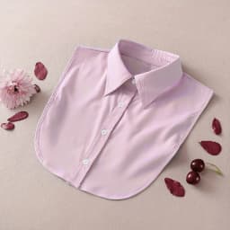 A detachable striped collar shirt vest with a pointed collar design to prevent exposure and multifunctional decoration