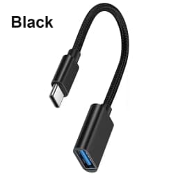 Type-C OTG  Cable Adapter USB to Type C Adapter Connector for Xiaomi Samsung S20 Huawei OTG Data Cable Converter for MacBook Pro