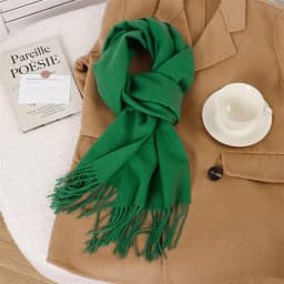 70Color Solid Winter Women Scarf Warm Thicken Cashmere Shawl Outdoor Tassels Pashmina Lady Wrap Windproof Scarves Fashion Luxury