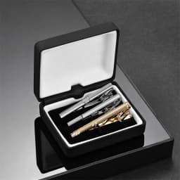 Wed Tie Clips For Men Short Pin Tie Wedding Guests Gifts With Box Tie Clipper To Man Shirt Black Man Cufflinks Fashion Jewelry