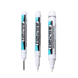 1/4Pcs White Permanent Paint Pen Set for Wood Rock Plastic Leather Glass Stone Metal Canvas Ceramic Deep Hole Marker 0.7mm