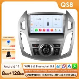 2din Android 14 Car radio for FORD Transit/Tourneo Connect 2013-2018 multimedia player 4G 8Core Autoradio 6115 Carplay Screen