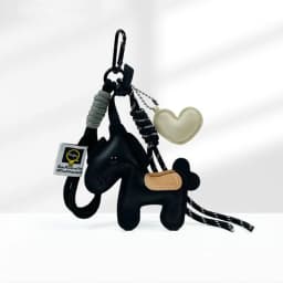 Braided Rope Keychain Leather Horse Bag Pendant Charm Fashion Bag Accessories for Handbag,Backpack Decors Car Keyring