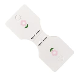 100pcs Handcrafted Jewelry Packaging Unique Folded Cards Holders for Necklace Bracelet Accessories Gifts and Retail Display