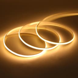 5V 3MM 5MM 8MM COB LED Strip Light 320LEDs/M Button Battery Powered Flexible Adhesive Tape Diode Lamp Cold Natural Warm White