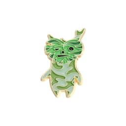 Cartoon Game Elf Enamel Pins Custom Leaf Spliced Fox Octopus Brooches Lapel Badges Animal Plant Jewelry Gift for Friends