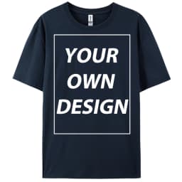 Personalized Custom Print Summer Y2K Team T-Shirt Cotton Casual Loose Short Sleeve Basics Fashion Tee Work Breathable Streetwear