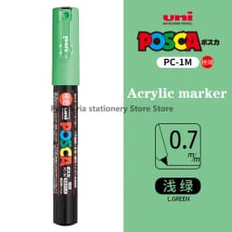 1 UNI POSCA PC-1M Marker Art Supplies for Artist POP Poster Pen Graffiti Advertising 0.7mm Art Stationery Multi-color Optional