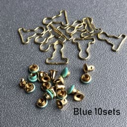 10Pcs/10Sets Mini Doll Belt Buttons Gourd Style Dolls Buckles Metal Buckle Mini Ultra-small Buckle Trousers Bags Accessories