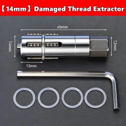 Broken Pipe Extractor Tool Adjustable Damaged Thread Extractor With Hex Wrench For Faucet Valve Tool Accessories