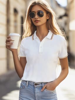 Solid Color Summer Womens T-Shirt Soft Comfortable Polo Shirt All-Match Lapel Streetwear Unisex Hip Hop Woman Short Sleeve Top