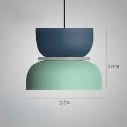 Modern Macaron Led Pendant Lamp Colorful Hanging Suspension Study Dining room Bedside Bedroom Chandelier Lighting lamp shades