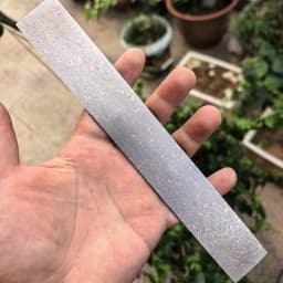Copper Damascus San Mai Steel Bar, 45 Layers Cu-Mai Knife Blade Blank, Pre-hardened Stainless Steel for DIY Knife Making