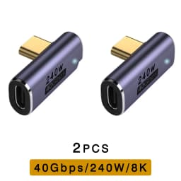 UGOURD USB4 Adapter USB C To USB C Thunderbolt 3/4 40Gbps OTG Extension Cable Adapter Type C Male To Female Converter For Laptop