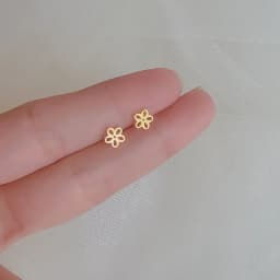 Lovely Small Earrings Piercings Wing Heart Stud Earrings For Women Gold Color 925 Silver Needles Ear Stud Jewelry For Teen Gift
