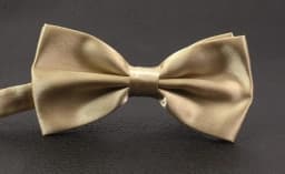Double-layer bow tie men's business formal bow tie solid color bow tie gift