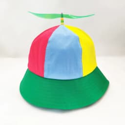 New Custom Logo Parent Child Cotton Helicopter Propeller Bucket Cap Outdoor Unisex Color Matching Sun Protection Fisherman Hat