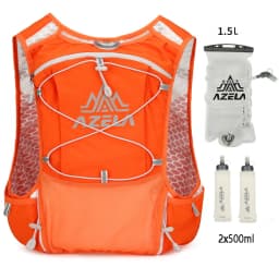 Outdoor Trail Running Backpack Ultralight Running Race Hydration Vest Breathable Jogging Vest for Marathon Cycling Hiking Trail
