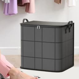 1pc Large Capacity Clothes Storage Bag Stackable Blanket Storage Bags Storage Containers For Organizing Bedroom Closet Clothing