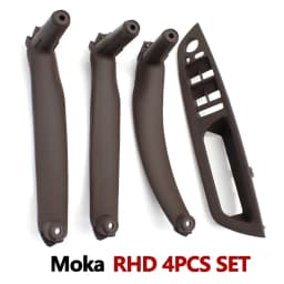 RHD Right Hand Driver Interior Door Armrest Leather Pull Handle Full Set For BMW X5 X6 E70 E71 E72 2007-2014